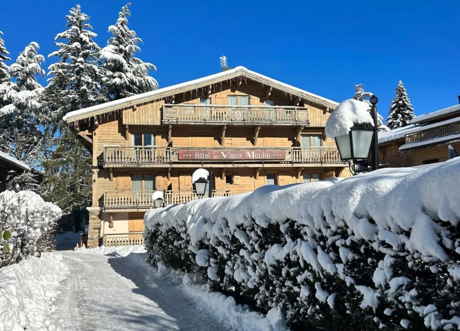 Отель Au Vieux Moulin Межев 3*,  Франция